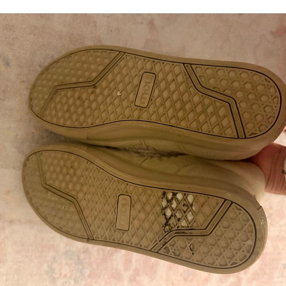 Mou Cream Shearling Ankle Boots Size 11 - Picture 4 of 6